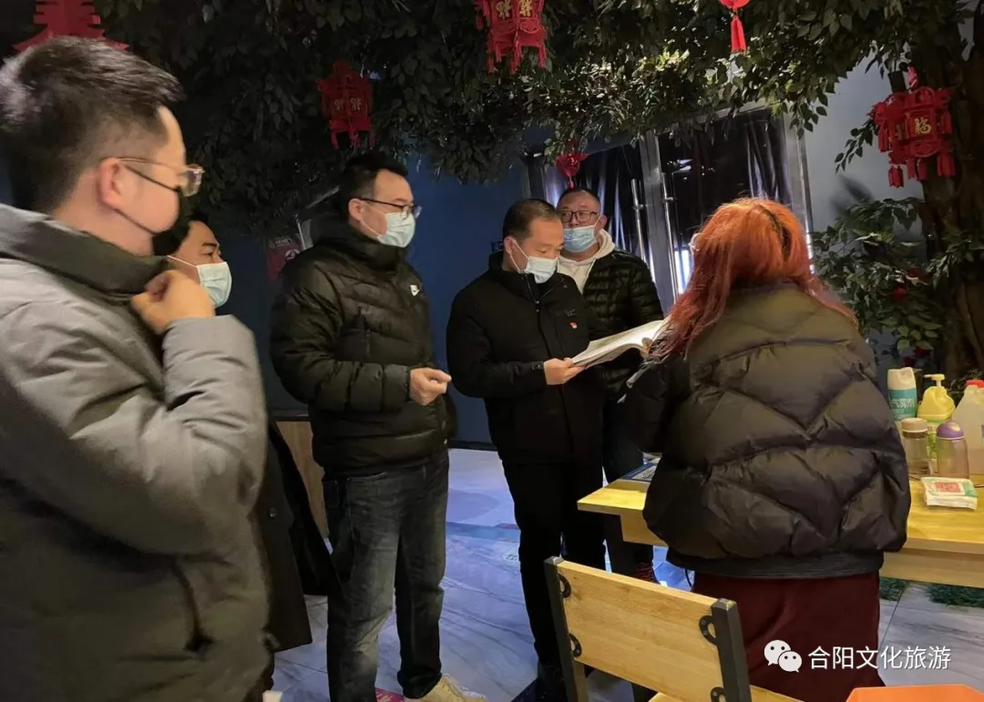 合陽(yáng)縣聯(lián)合檢查文化市場(chǎng)疫情防控工作