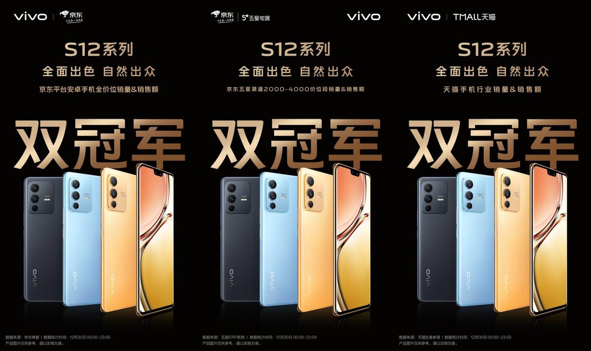 vivo S12系列首销战报出炉！斩获多平台双冠军，成绩喜人