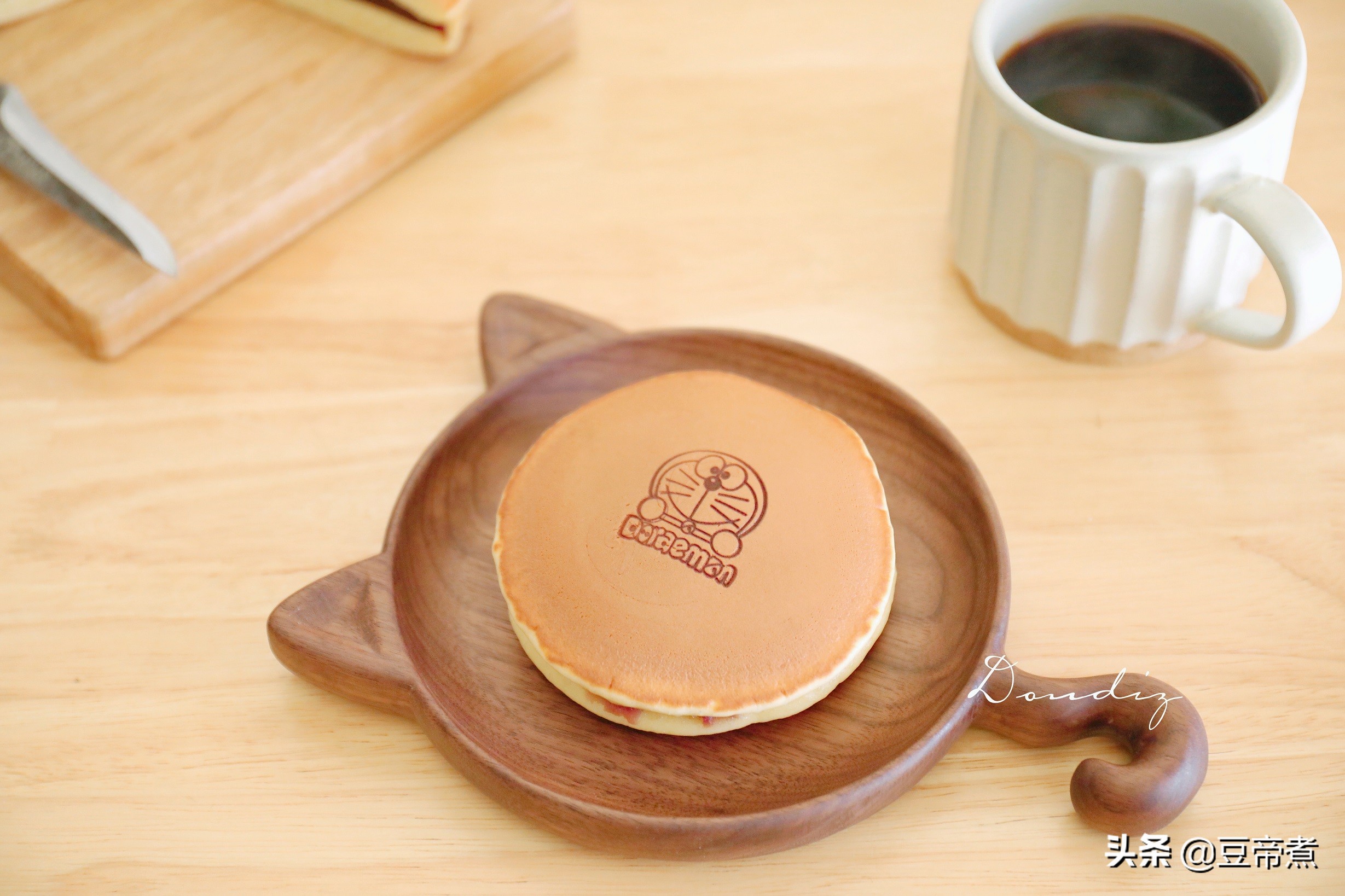 童年的梦想，今天实现了，虽然不能拥有哆啦A梦，但我有铜锣烧吃