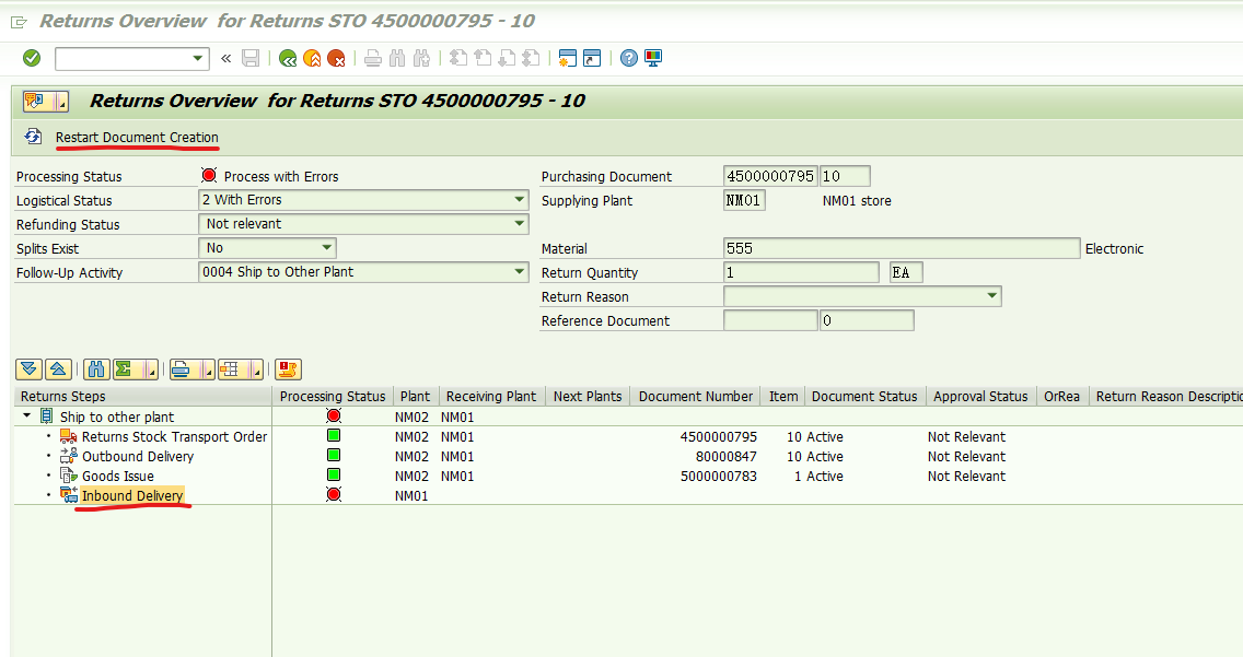 SAP MM 启用了Advanced Return Management之后采购订单上的一些变化