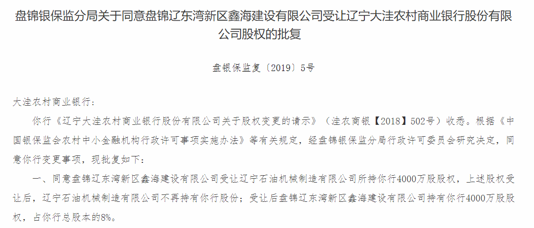 辽宁大洼农商行2020年年报姗姗来迟，全年亏损逾1000万元，不良贷款翻倍