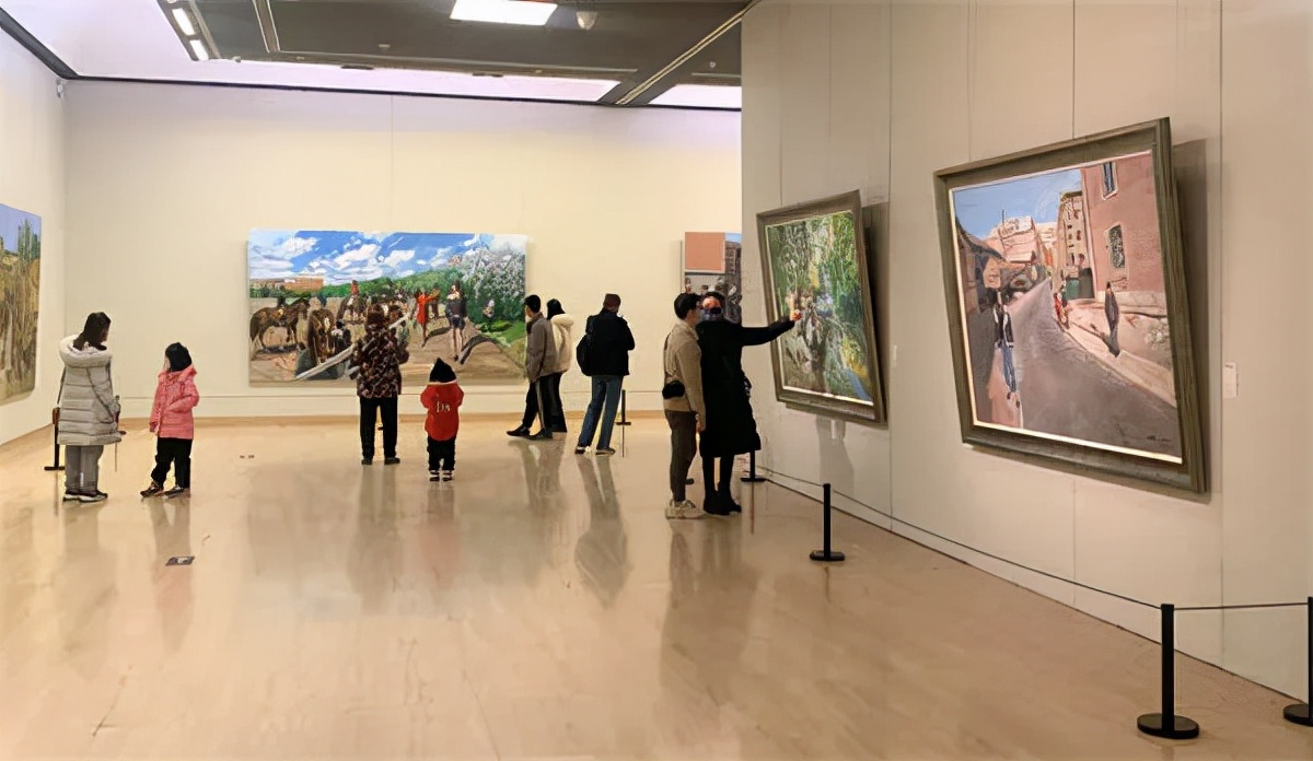 “风拂大地——王建国油画作品展”在中国美术馆开幕