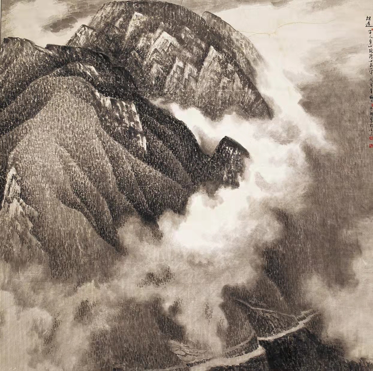 铁道兵著名画家董吉祥（纸本水墨）国画作品欣赏 V篇制作：王绍春