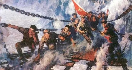 泸定桥是大渡河上的吊桥,飞夺泸定桥和强渡大渡河是同一场战役吗