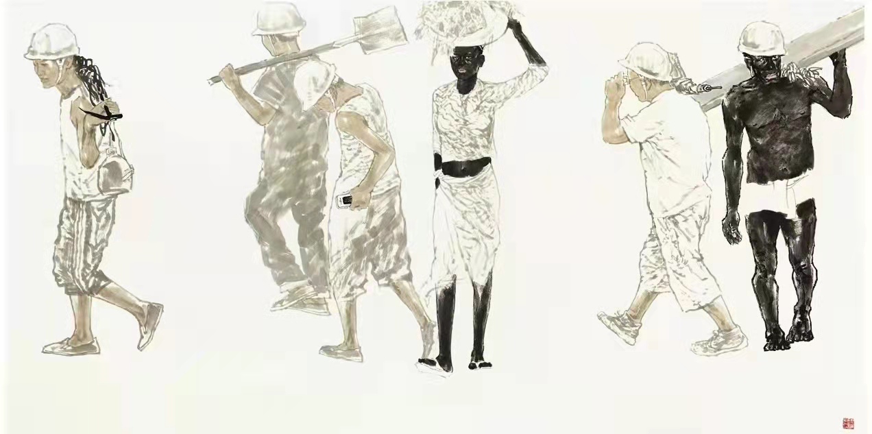 铁道兵著名画家董吉祥（纸本水墨）国画作品欣赏 V篇制作：王绍春