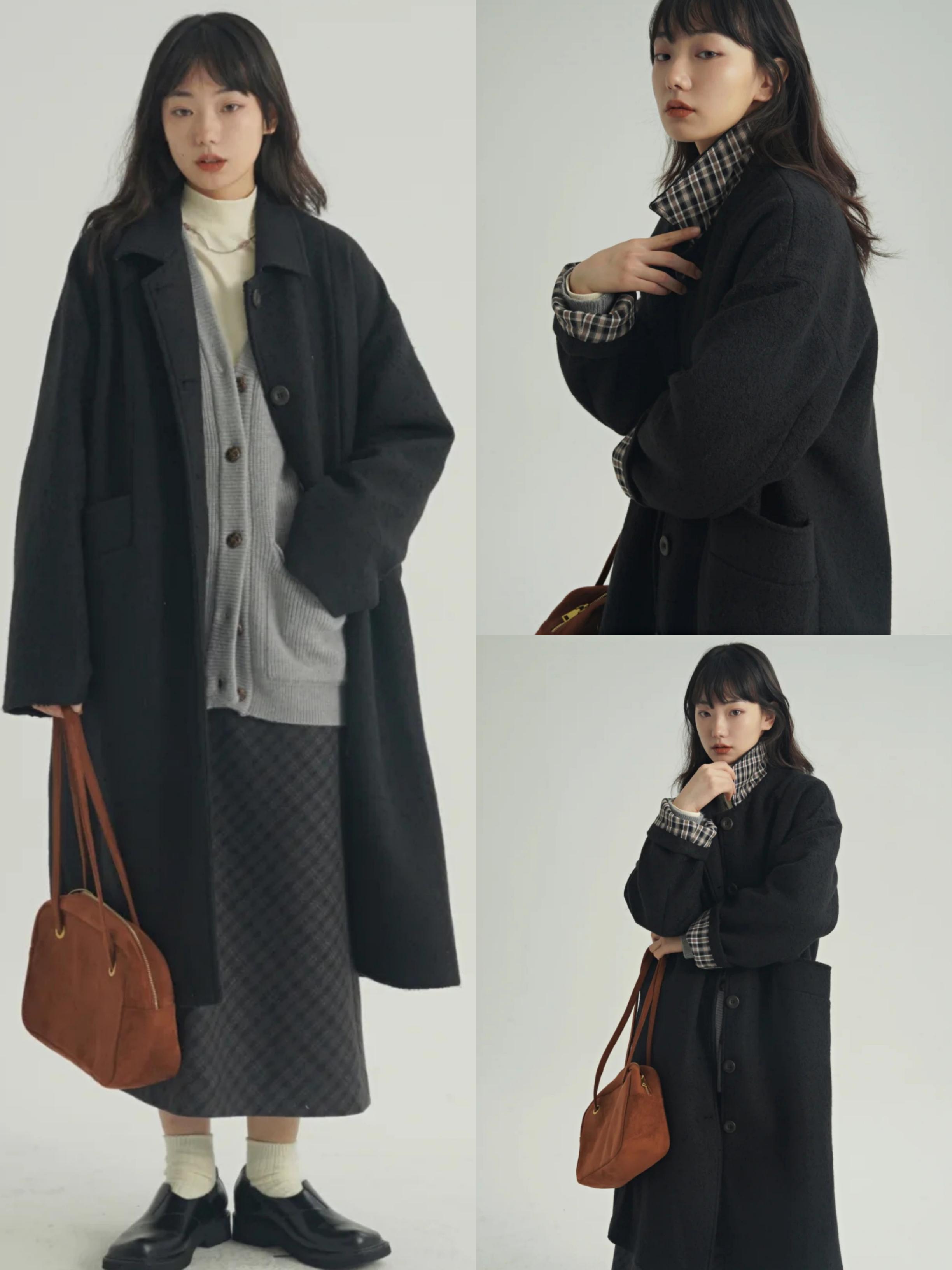 秋冬“灰+黑”太好看了！N组简约舒适的穿搭方式，不怕你不动心