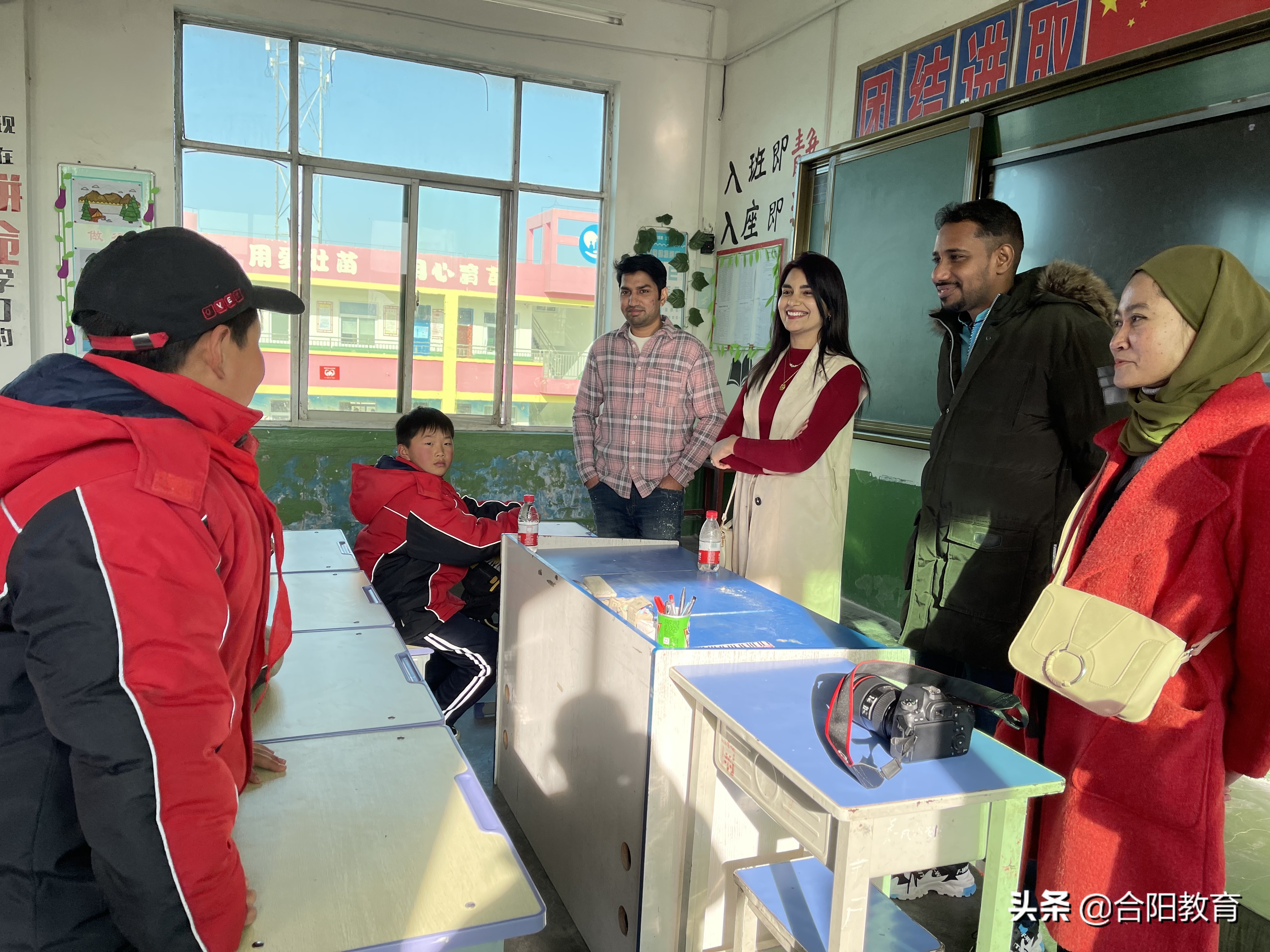 【教育帮扶】西北农林科技大学和陕西中医药大学留学生走进合阳校园
