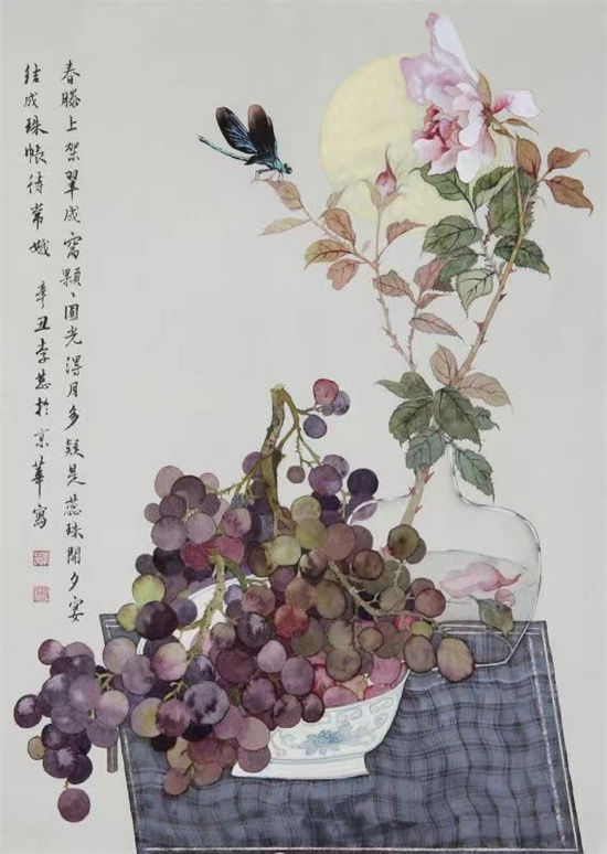 李蕊 2021年書畫藝術楷模——花鳥作品鑒賞