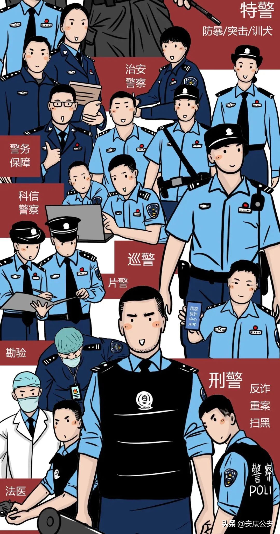 是时候公开了！警察的110种身份！