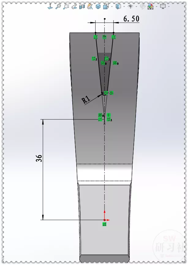 用SolidWorks画一个羊角锤，这个图还有点复杂
