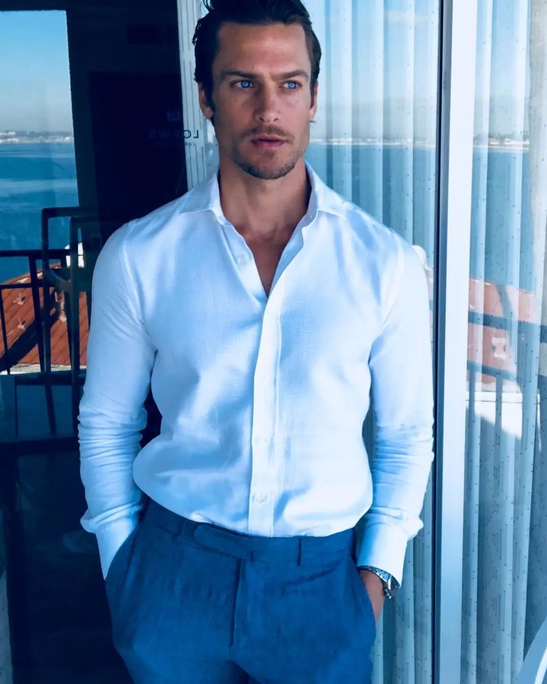 曾经的超级大帅哥,美国超一线时尚男模杰森·摩根最新消息动态公布