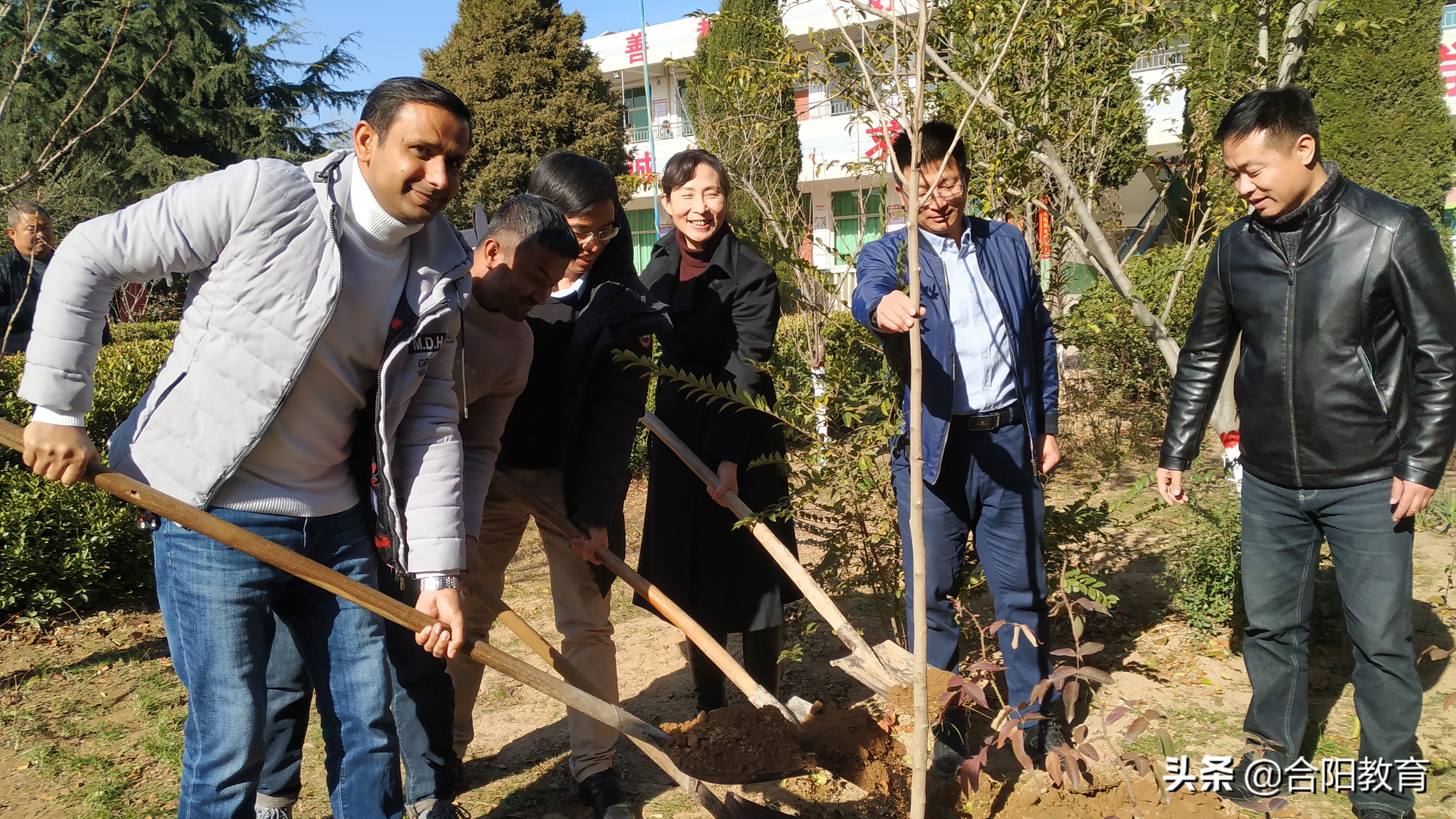 【教育帮扶】西北农林科技大学和陕西中医药大学留学生走进合阳校园