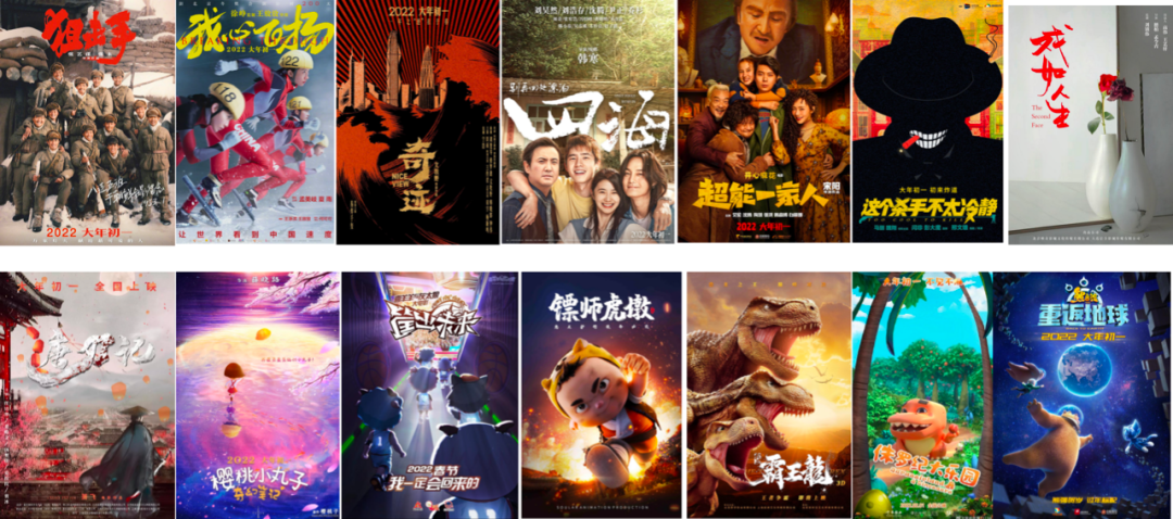 2022年电影上映时间表汇总2022年1月电影上映时间表