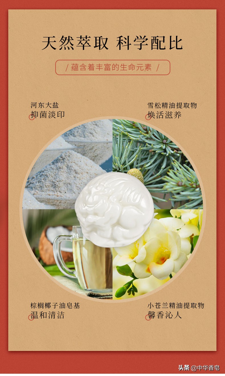 福禄双临礼盒皂，中华香皂礼盒送，貔貅香皂福积聚