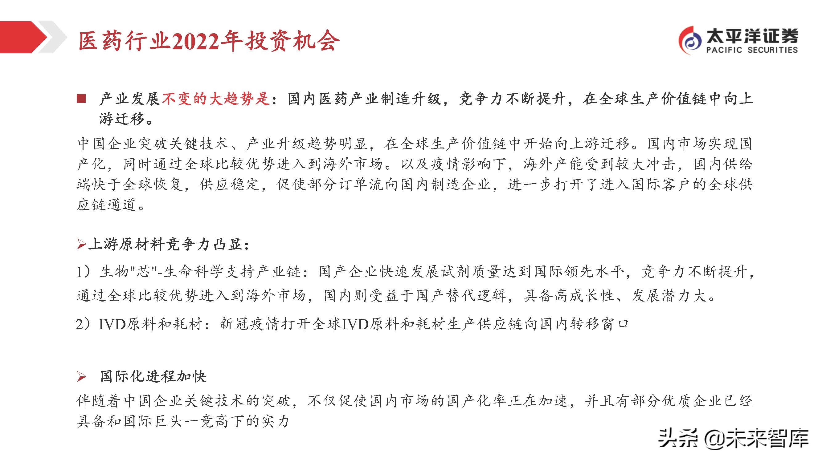 医药行业投资策略：关注变化中的不变，寻找相对确定的机会