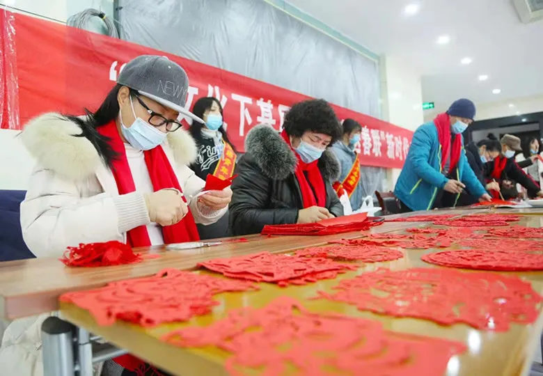 红红火火迎新春 | 送文化下基层 迎新春送春联