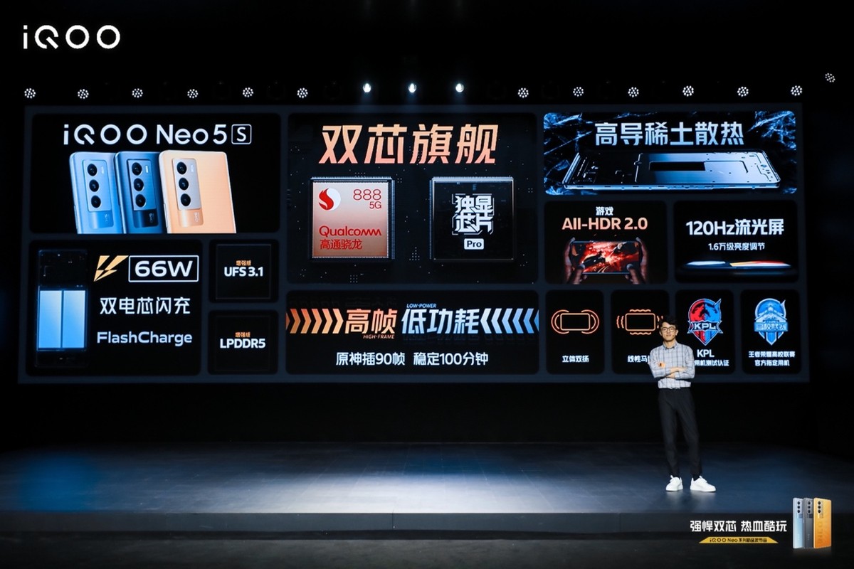 iQOO Neo5S搭载强悍双芯2.0，产品实力获消费者认可