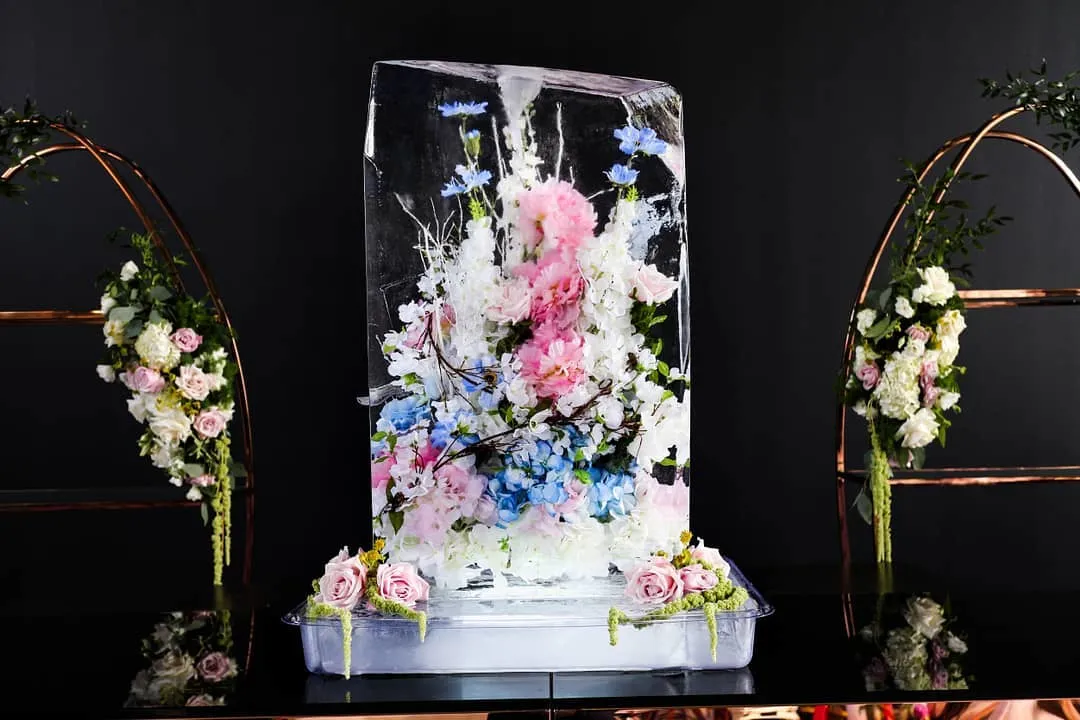 冰冻的鲜花,是花艺师对生命的反哺
