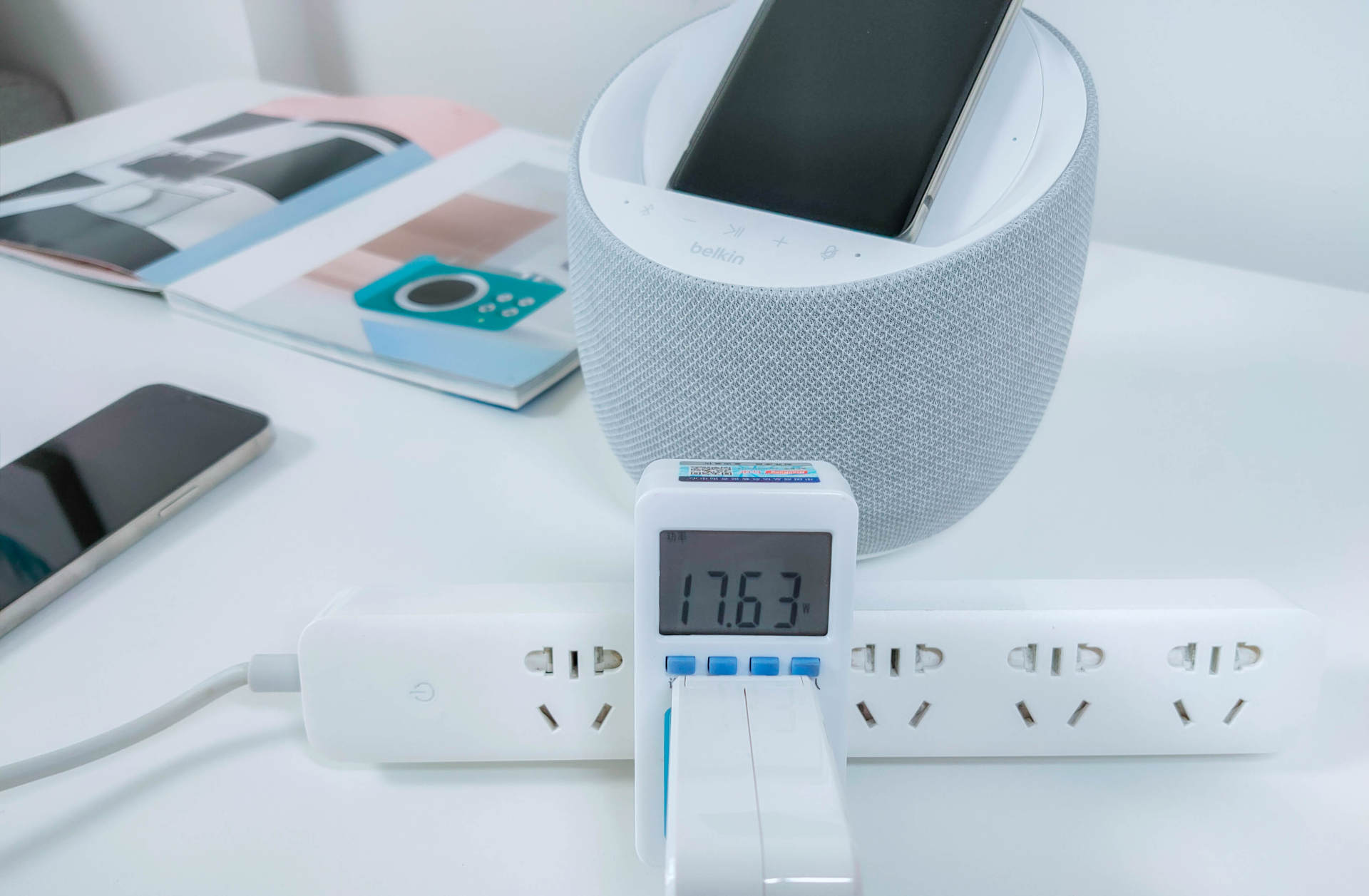 带无线充电的帝瓦雷，贝尔金帝瓦雷Elite智能音箱评测:三巨头之作