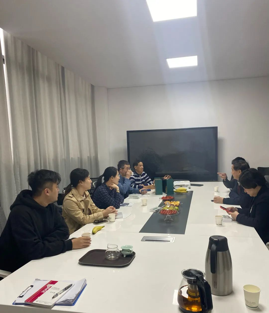 广东省医疗器械管理协会调研佛山市稳健口腔医疗器械有限公司