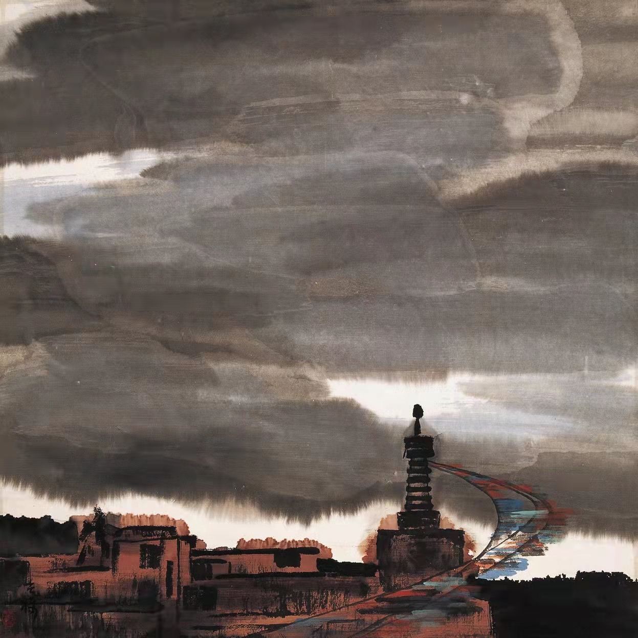 铁道兵著名画家董吉祥（纸本水墨）国画作品欣赏 V篇制作：王绍春