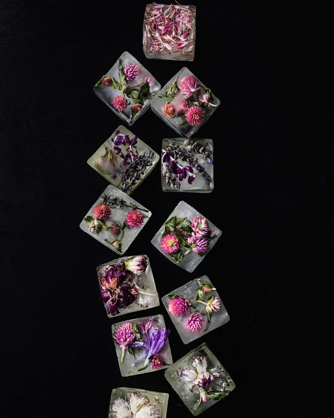 冰冻的鲜花,是花艺师对生命的反哺
