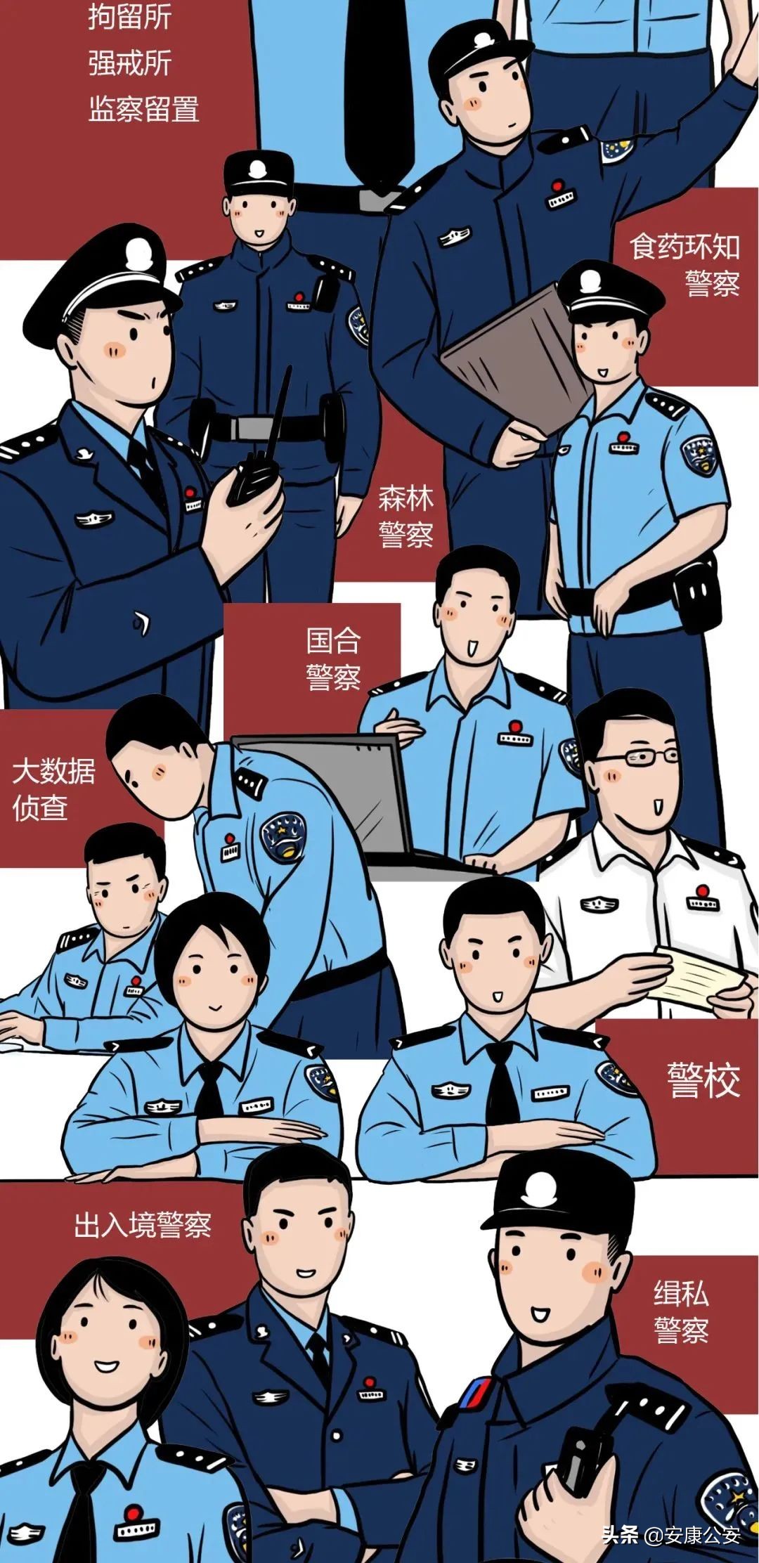 是时候公开了！警察的110种身份！