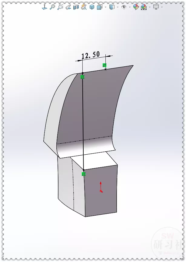 用SolidWorks画一个羊角锤，这个图还有点复杂