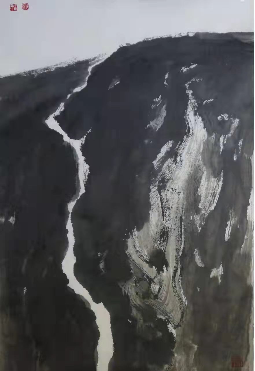 铁道兵著名画家董吉祥（纸本水墨）国画作品欣赏 V篇制作：王绍春