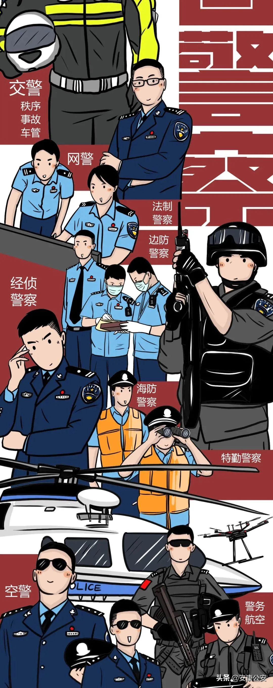 是时候公开了！警察的110种身份！