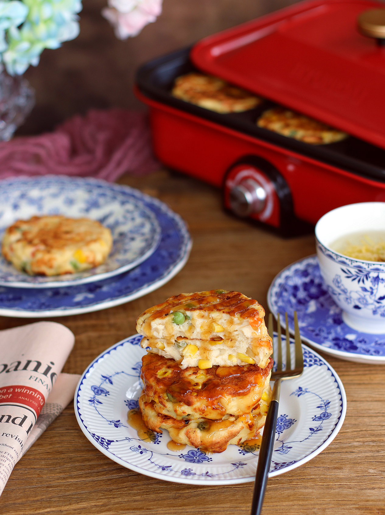 什锦土豆泥鸡肉饼，食材丰富营养高，孩子要常吃