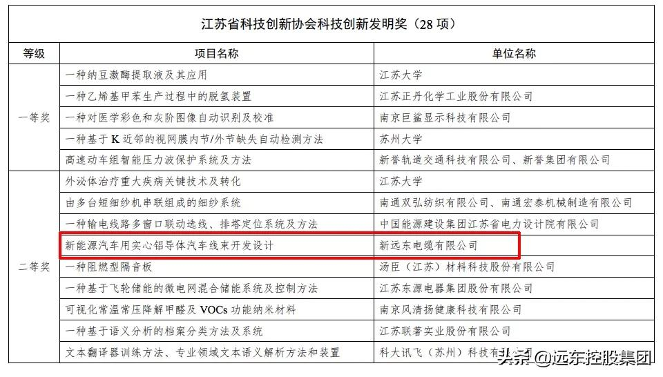 骄傲!远东两项目荣获省科技创新协会“科技创新奖”
