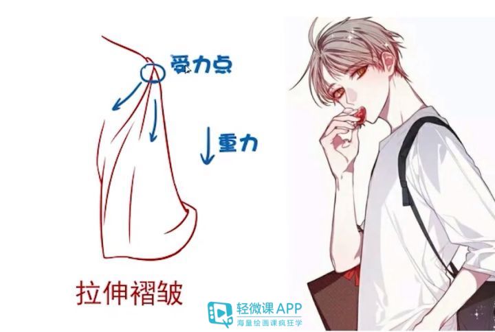 新手褶皱怎么绘画？衣服褶皱画法