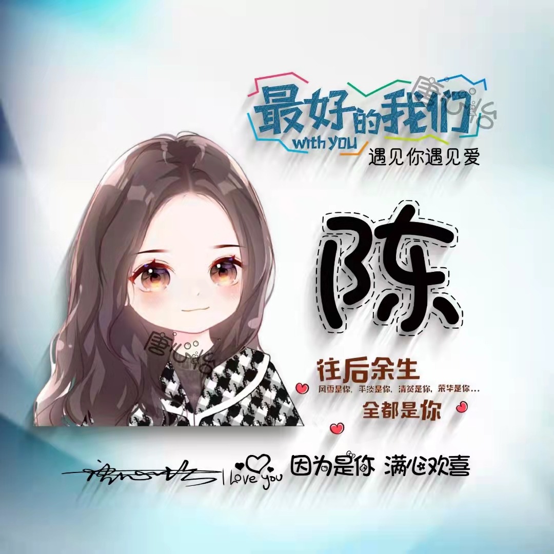 微信头像,姓氏头像,3d高清唯美照片个性签名头像,留下你的名字最新