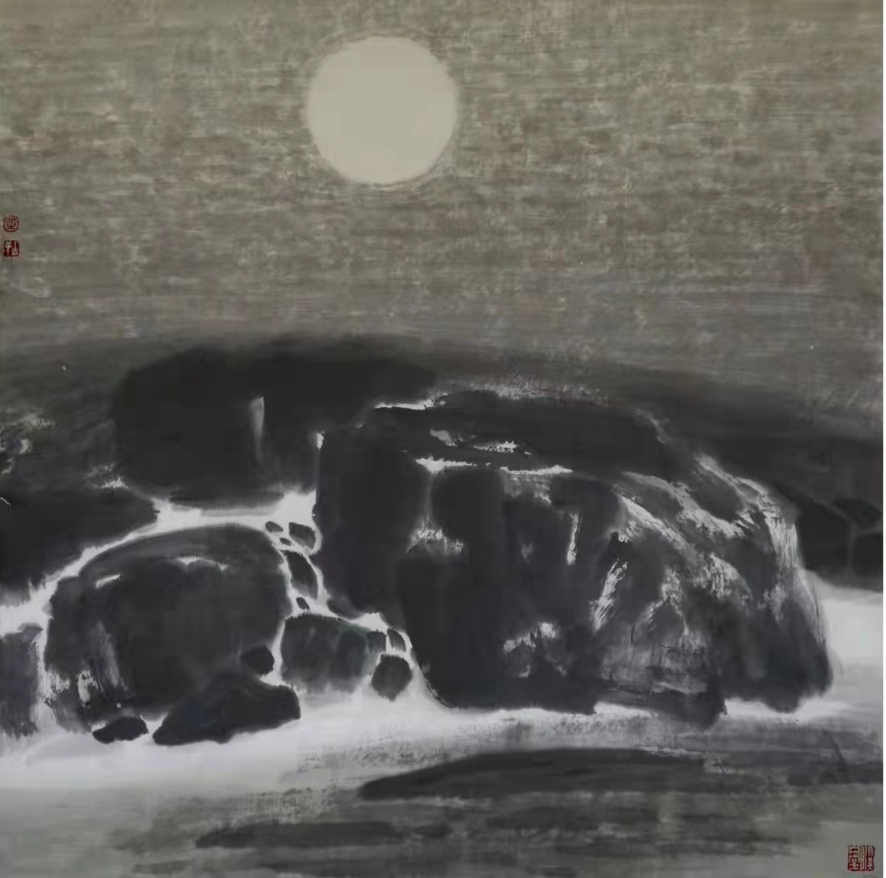 铁道兵著名画家董吉祥（纸本水墨）国画作品欣赏 V篇制作：王绍春