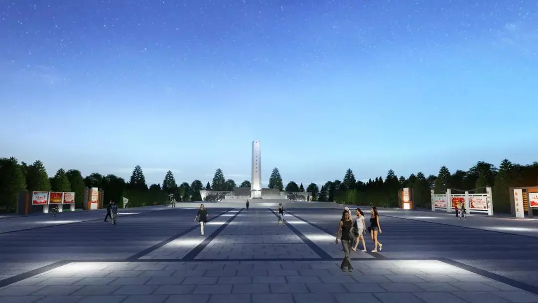 华汉文旅东北抗联三路军三支队烈士纪念碑广场成功验收