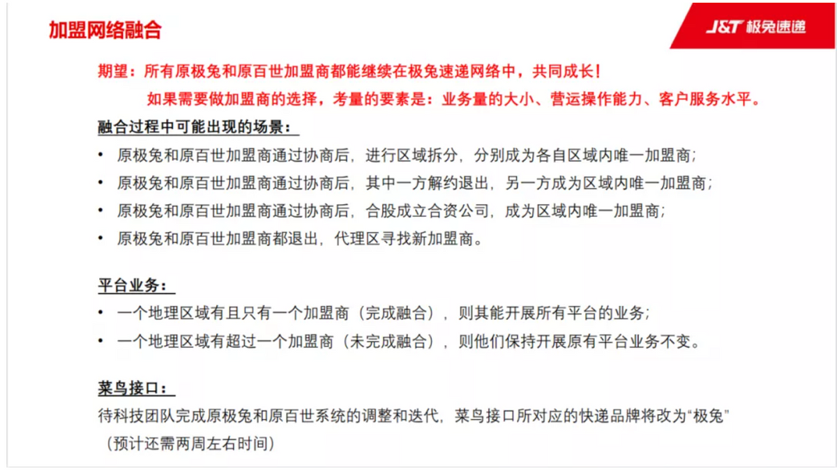 极兔收购百世加速网络融合，中国快递行业将拐向何方？