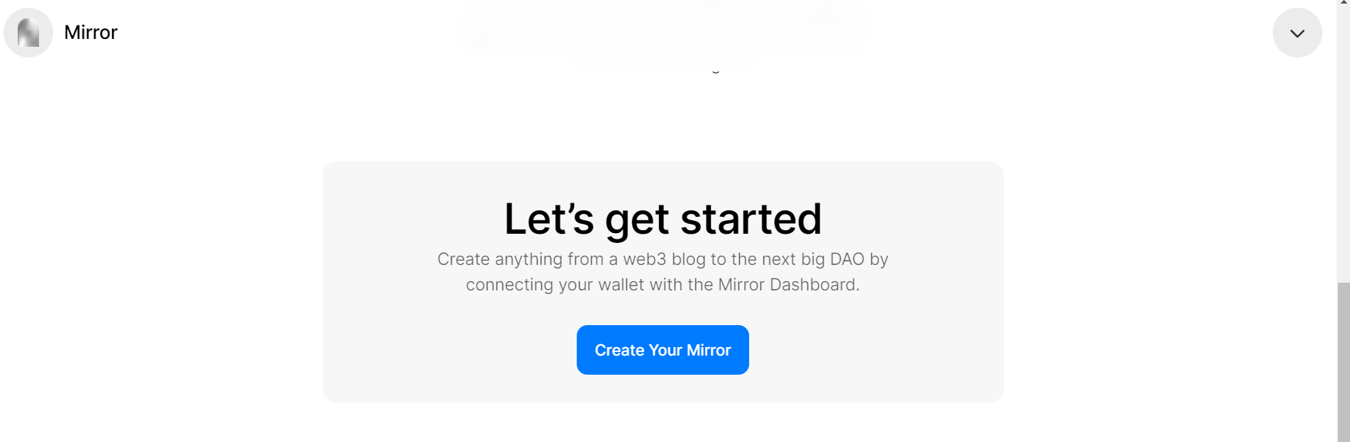 Mirror--内容经济变革者，把你的文章铸成NFT，还能“DAO”一下