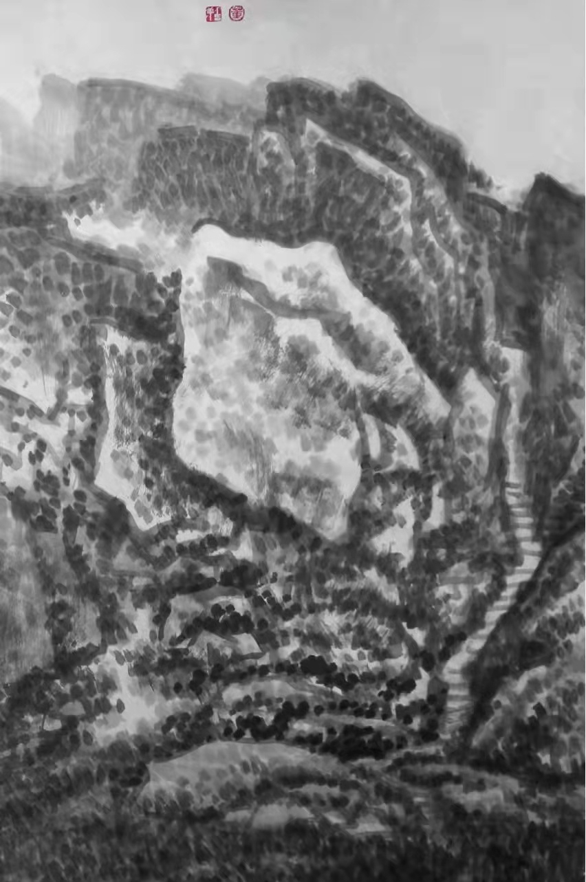 铁道兵著名画家董吉祥（纸本水墨）国画作品欣赏 V篇制作：王绍春