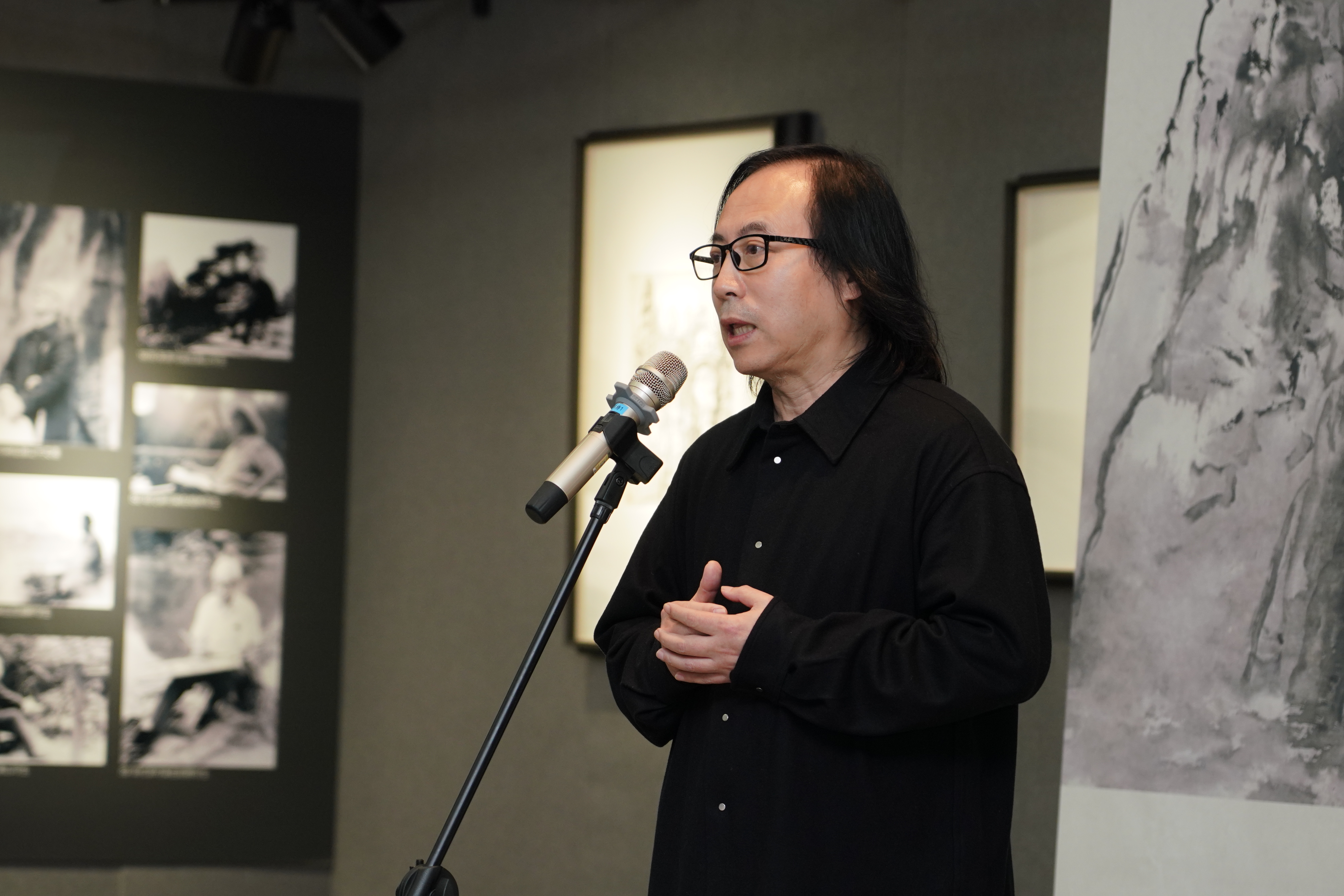 李家山水三代艺术家对景创作展在北京荣宝斋隆重开幕