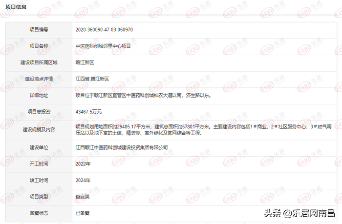预计2024年竣工 中医药科创城邻里中心项目EPC启动招标