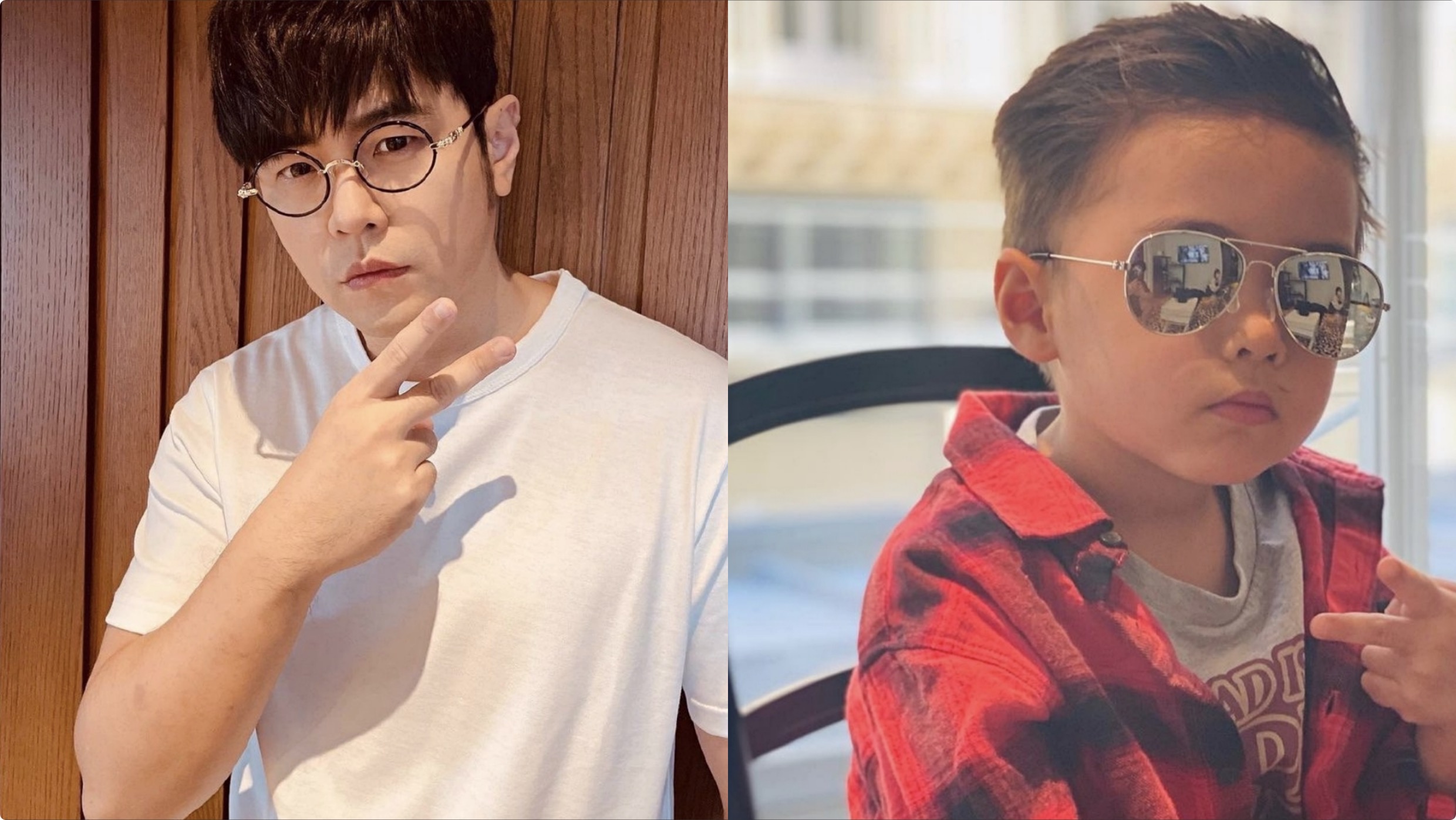 周杰伦元旦晒温馨全家福，女儿越来越像爸爸，儿子长高变帅超有型