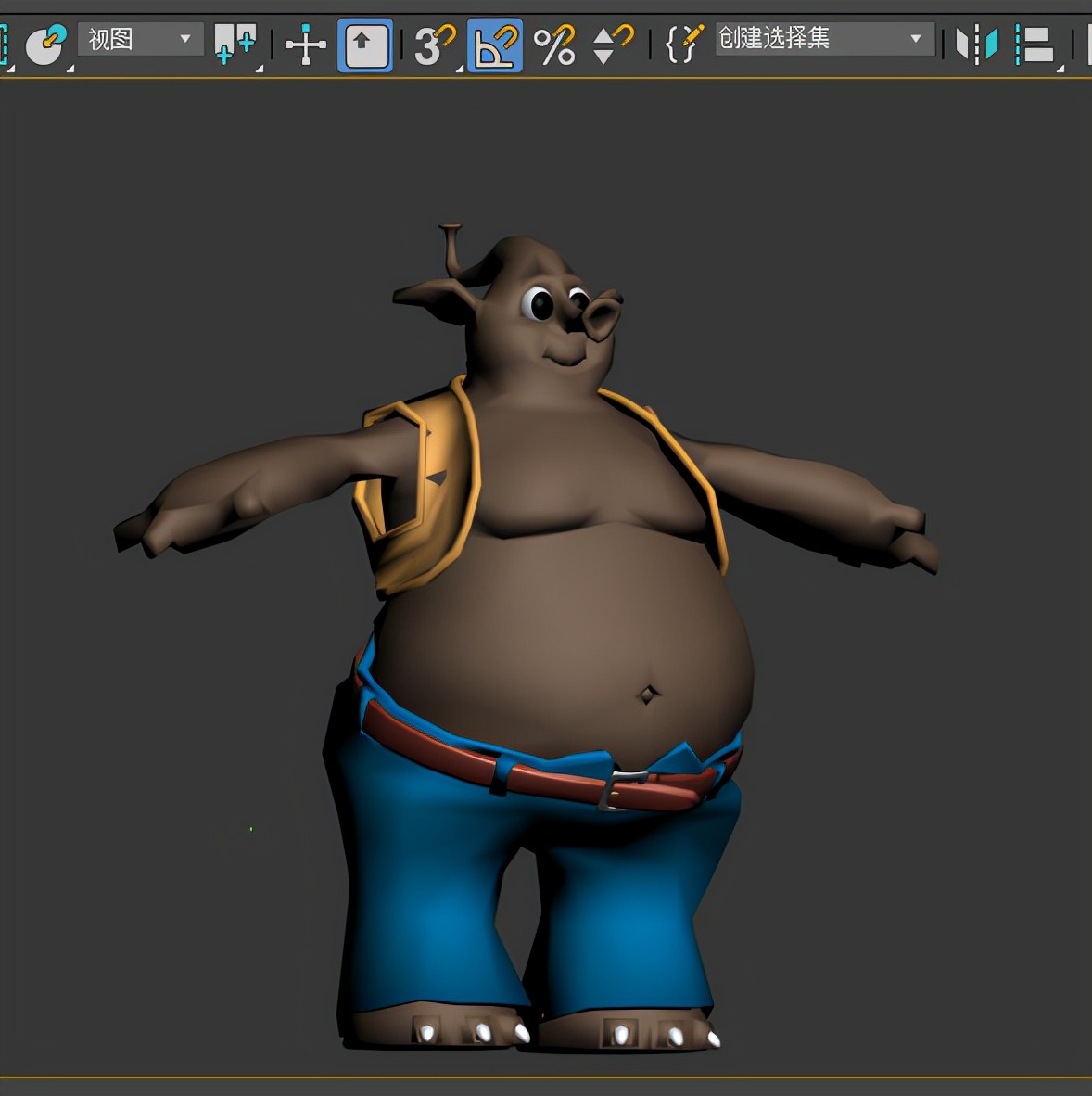 做过的卡通模型分享出来，突然又想起了从前