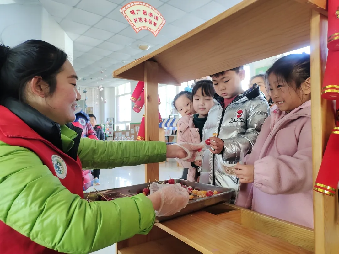 浓情中国年 欢喜逛庙会：宁阳县文庙中心幼儿园举办新年庙会活动