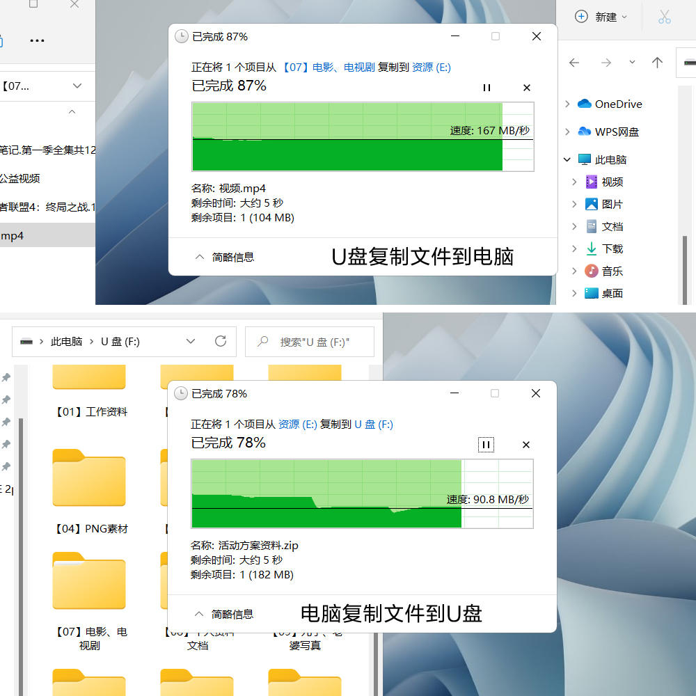 手机空间不够用怎么办？建议试试USB3.2双口手机U盘，直插式扩容