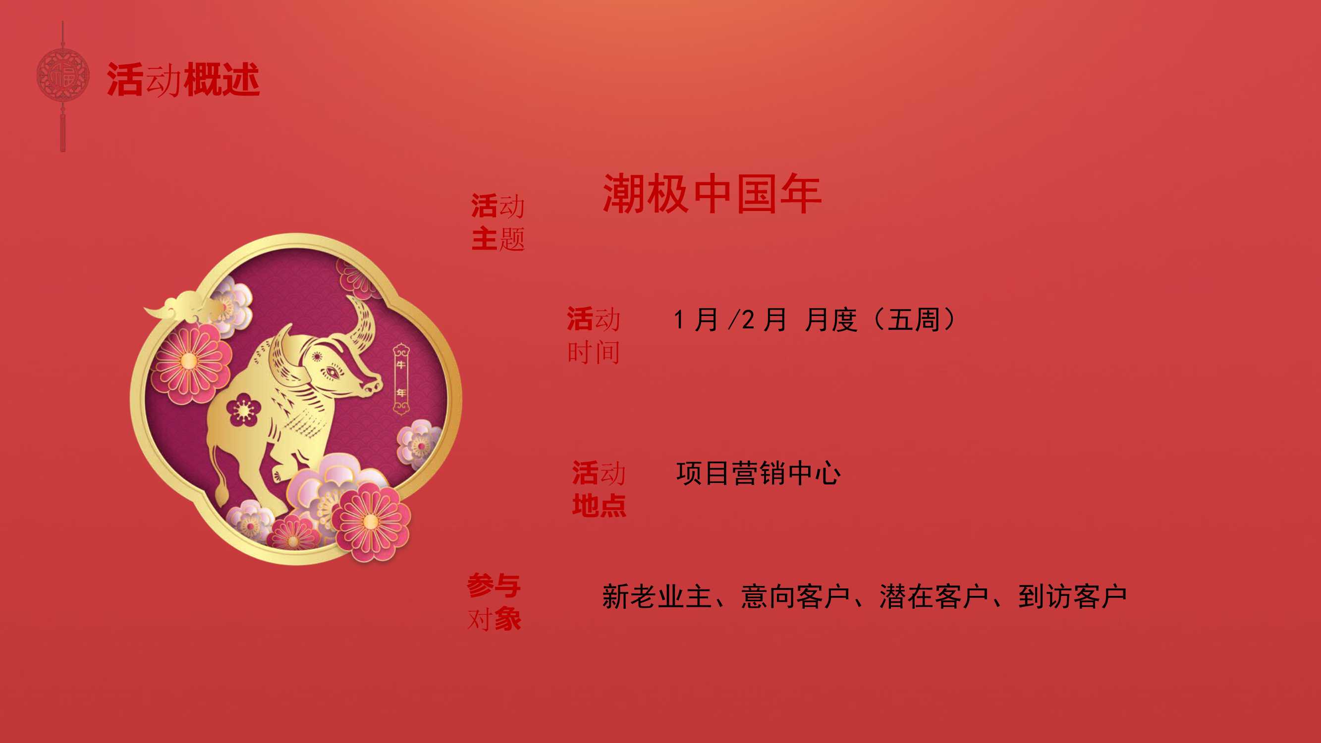 2021元月暖场系列（潮极中国年主题）活动策划方案「PPT」