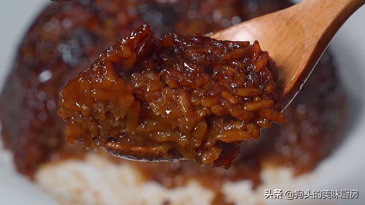 糯米拿碗一扣，香甜又软糯，女孩子要多吃，暖身又暖胃，营养好吃