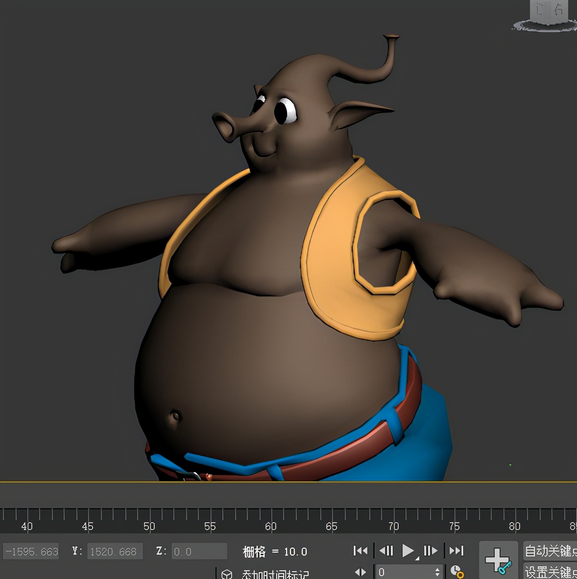 做过的卡通模型分享出来，突然又想起了从前