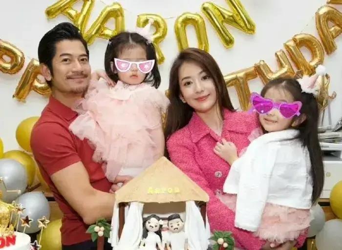 方媛晒幸福日常，健身带娃轻松兼顾，郭富城陪妻女坐缆车超有爱