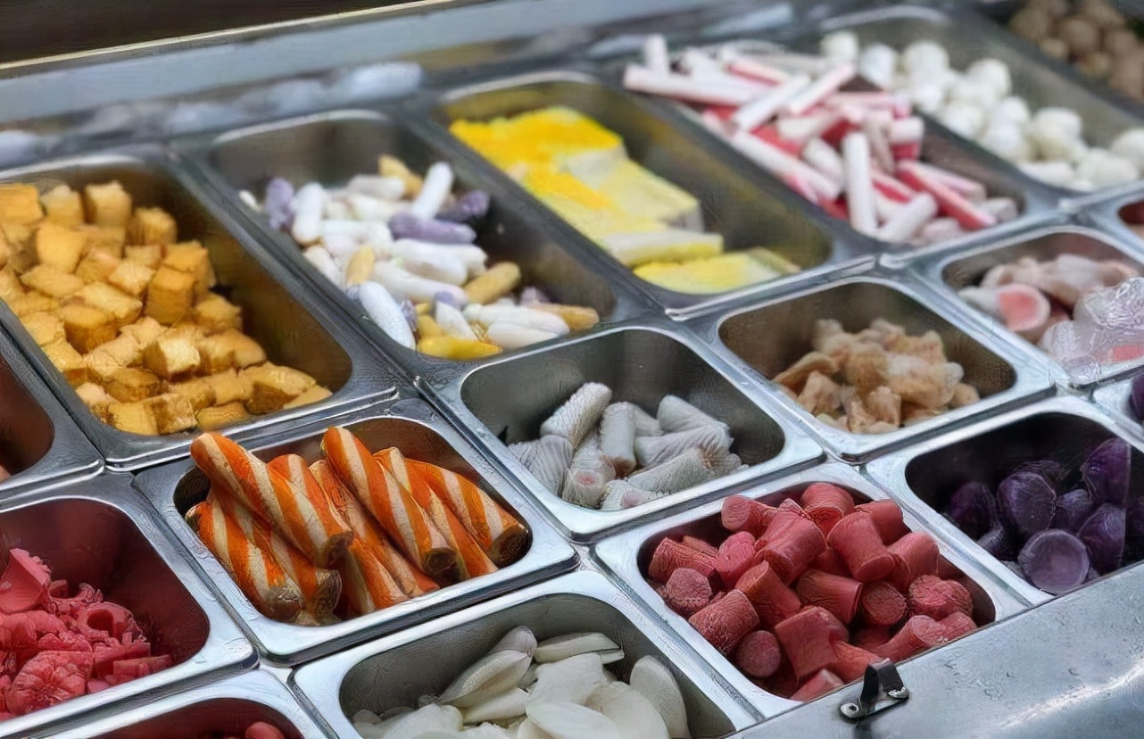 看完这些麻辣烫配菜,妈妈,我又长见识了